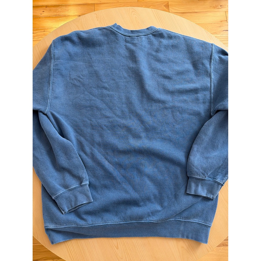 Anthropologie Dachshund Graphic Crewneck Sweatshirt Blue Dog Print Small - Picture 3 of 4